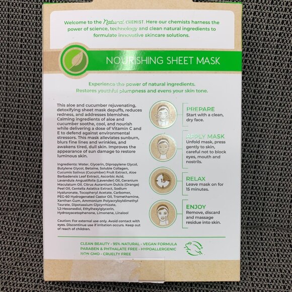Way To Skin Cica Essence Mask & Natural Cucumber With Aloe Sheet Masks 5 Pack - Picture 4 of 6